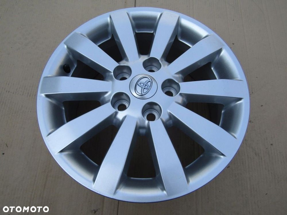 1x Felga 16 Toyota Auris Corolla Verso Avensis RAV4 6,5j 5x114,3 ET45 / PZ406-E067B-ZC - 4
