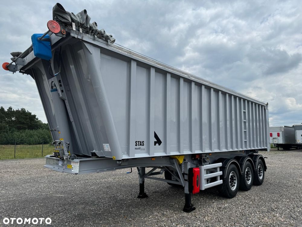 Stas Naczepa Wywrotka Aluminiowa STAS S300CX ‼️ 45m3 Super stan Opony 80% Micheline‼️ - 2