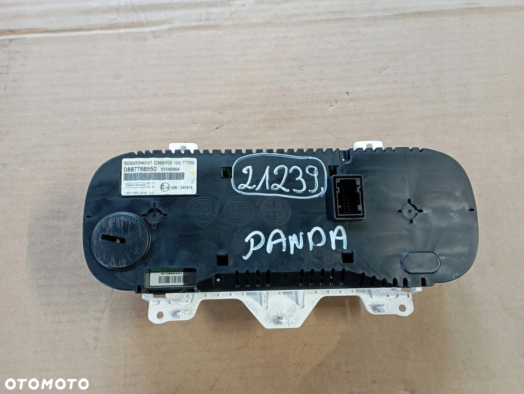 FIAT PANDA III 3 LICZNIK PRĘDKOŚCIOMIERZ ZEGARY EUROPA 51945564 - 2