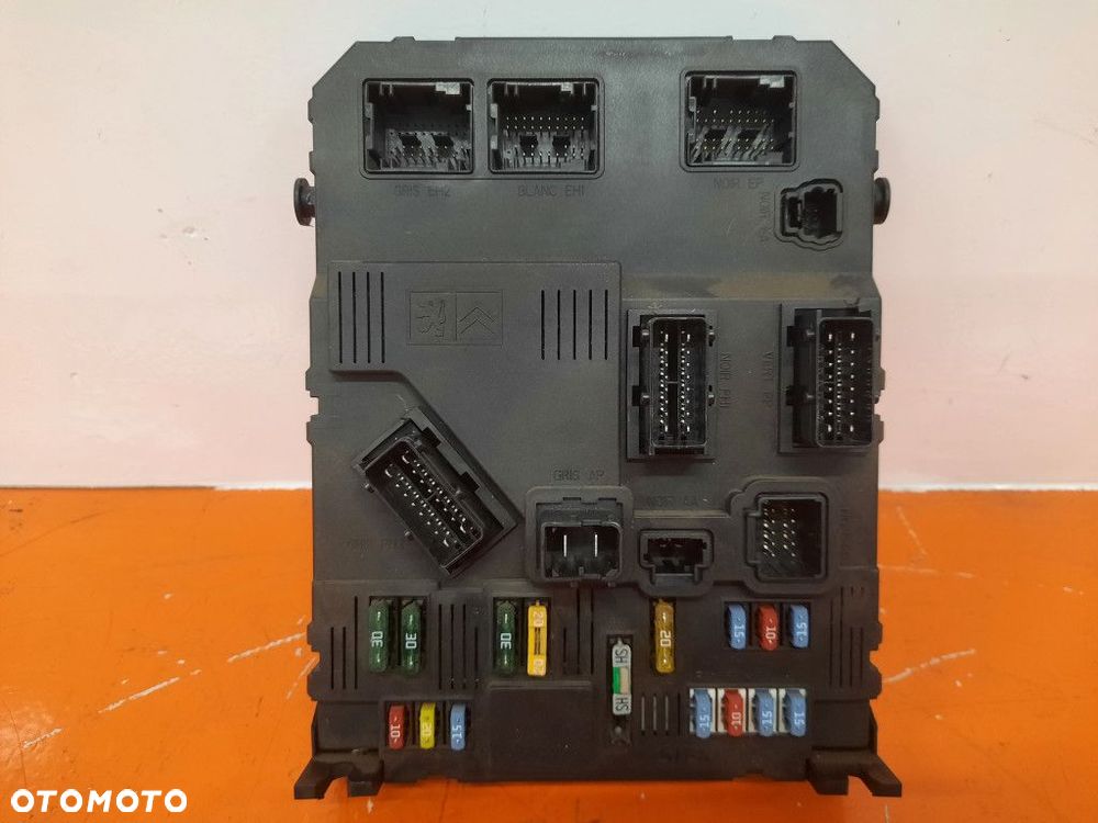 PEUGEOT 407 1.6 HDIF 16V  04-10 SKRZYNKA BEZPIECZNIKÓW 9655708380 9HZ - 1