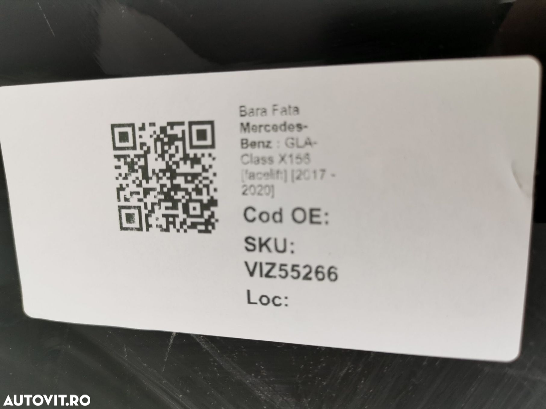 Bara Fata Mercedes-Benz  GLA-Class X156 [facelift] 2017 2018 2019 2020 - 7
