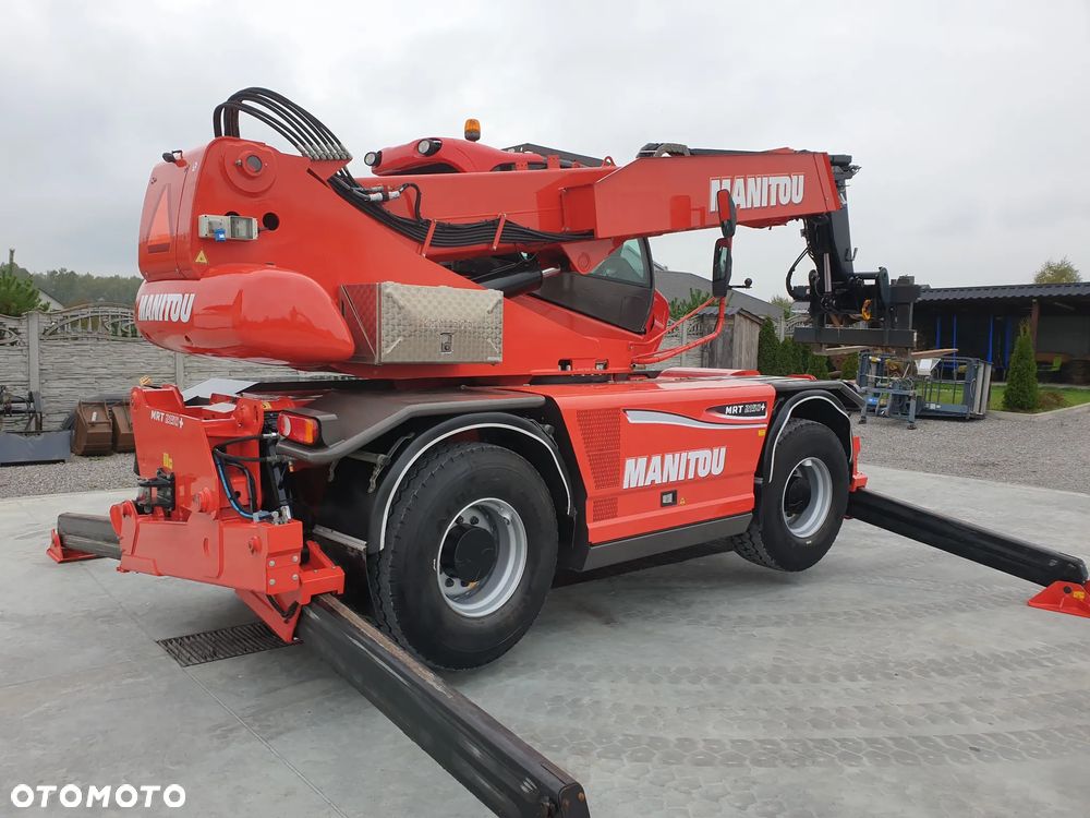 Manitou MRT Roto 2150+Privilege kosz/wciągarka/widły/pilot sprowadzona piękny stan - 6