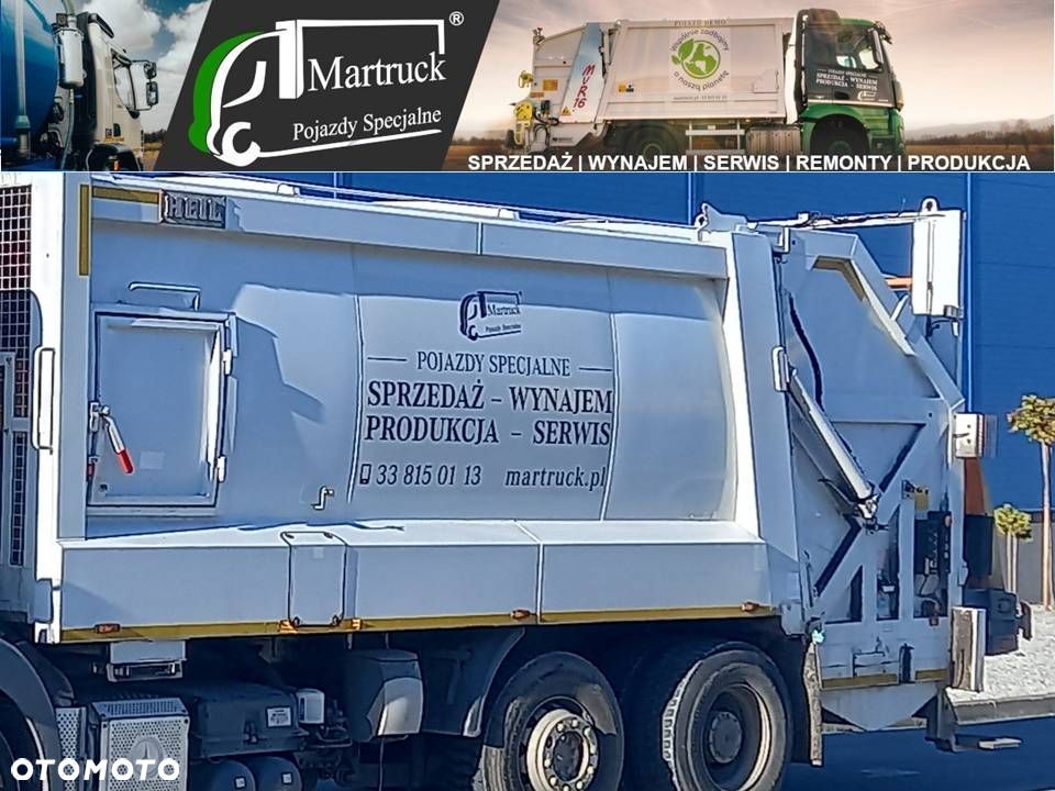 Zabudowa śmieciarki jednokomorowa HEIL 20m3 110-1100L - 1