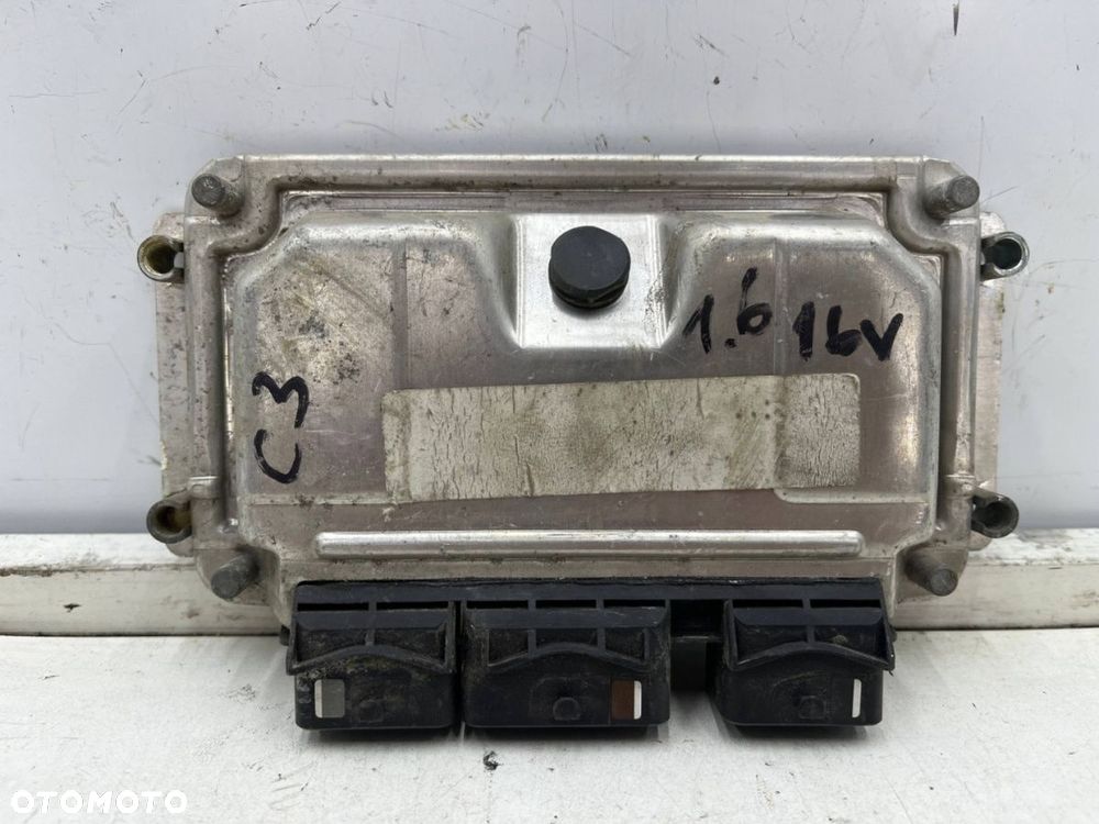 Komputer silnika Citroen C3 I 02-09r. 1.6 16v Benzyna moduł sterownik ECU 0261207858 9646992680 - 2