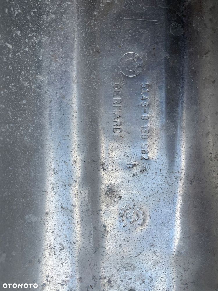 osłona termiczna wydechu bmw e39 2.0 2.3 2.5 2.8 3.0 i - 5