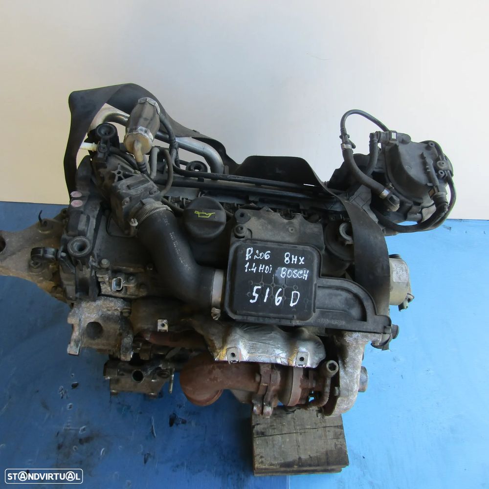 Motor Peugeot 206 1.4 Diesel com referência 8HX - 5