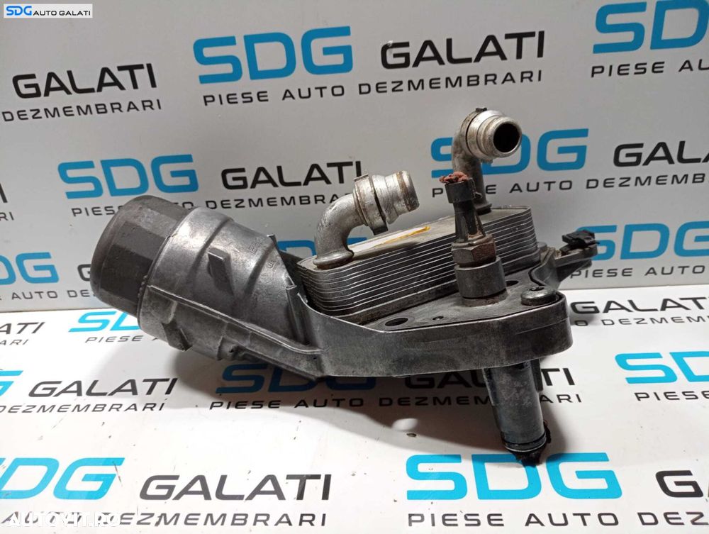 Radiator Racitor Ulei Termoflot cu Carcasa Suport Filtru Ulei Lancia Delta 1.6 JTD 2008 - 2014 Cod 55208625 [2775] - 2