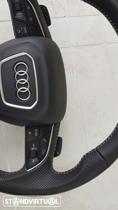 Volante completo com patilhas Audi S-line Q5 + Q2 + Q7 - 7