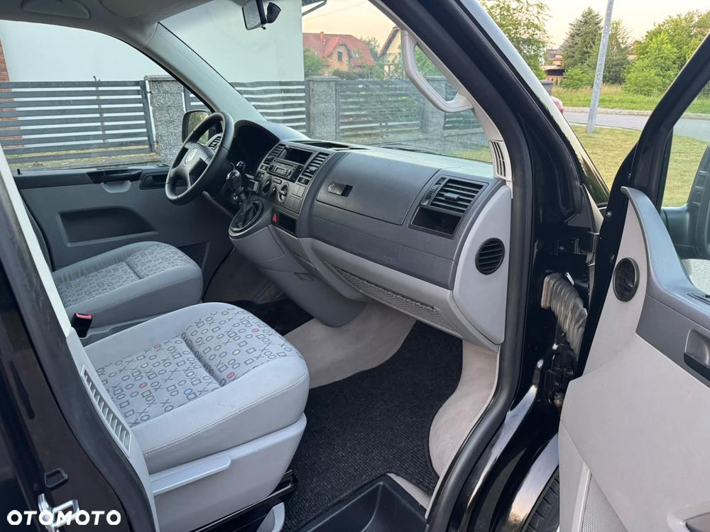 Volkswagen TRANSPORTER T5 Klima Elektryka Tempomat Brygadówka Dubel Kabina Klapa Rury - 19