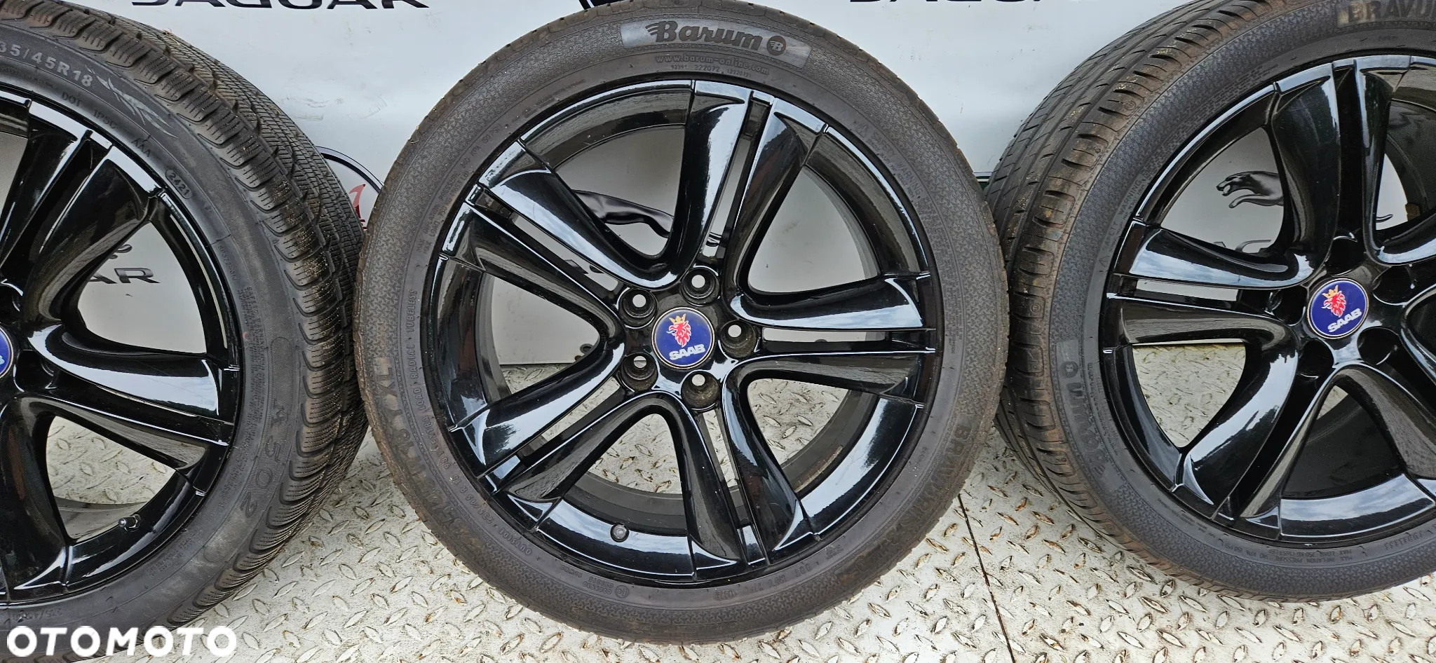 SAAB 9-3 93 II Komplet kół Alufelg Felgi Alufelgi z oponami Koła 12770237 ET 41 7.5Jx18 5x110  Opona 235/45/18 R18 18 Cali Opona Zima - 7