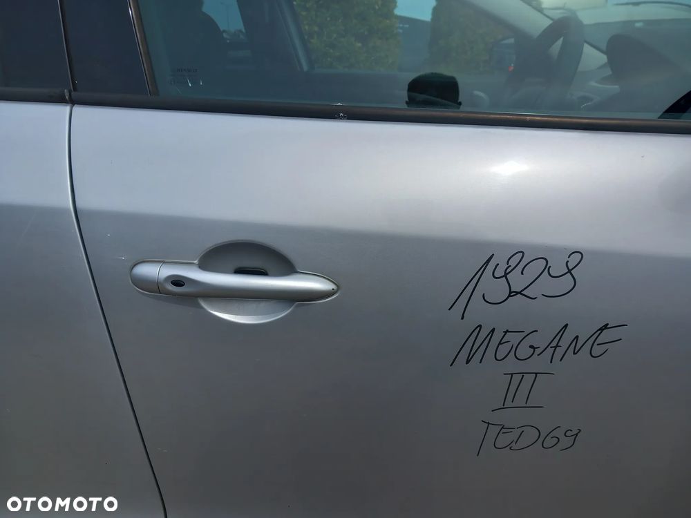 RENAULT MEGANE III DRZWI PRAWE PRZEDNIE PRAWY PRZÓD KOLOR: TED69 - 2