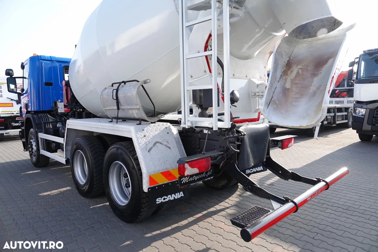 Scania P 410 / 6x4 / BETONATOR / PEAR SCHWING STETTER / 7 mc / EURO 6 - 10
