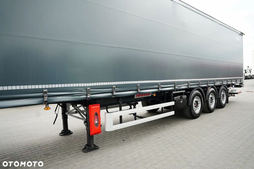 Fruehauf / FIRANKA / STANDARD / WINDA 2 000 kg / MOCNA PODŁOGA SZYNA DESKA / OSIE SAF - 10