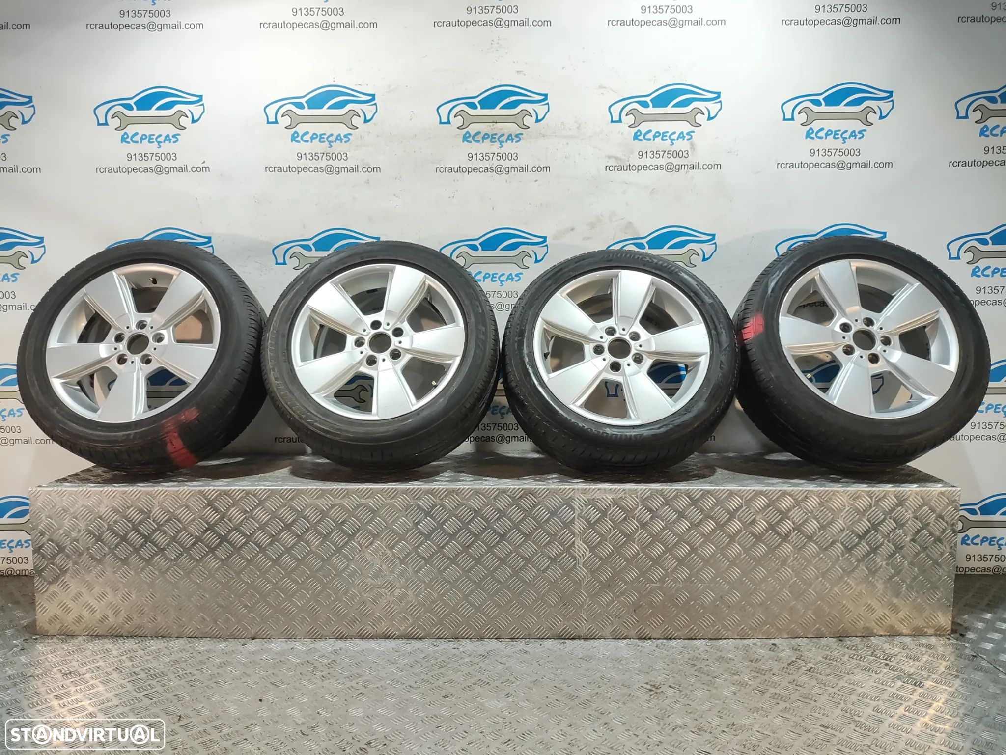 Conjunto Jantes 18 Originais BMW X3 E83 8J ET46 5x120 - 1