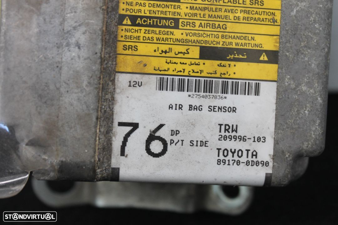 Centralina de Airbag Toyota Yaris de 2004 - 2