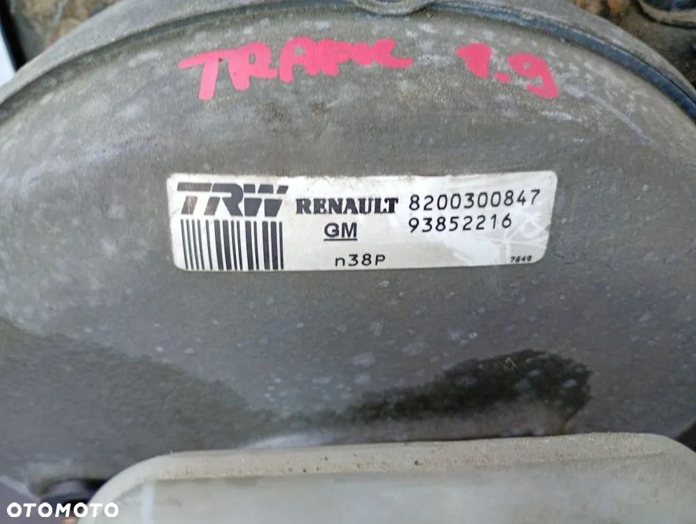 pedał sprzęgła hamulca serwo pompa trafic ii vivaro a primastar 2001-2006 1.9 dci 8200300847 - 9