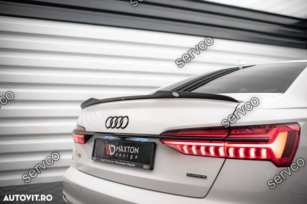 Eleron spoiler cap Audi A6 C8 Sedan 2019- v8 - Maxton Design - 8