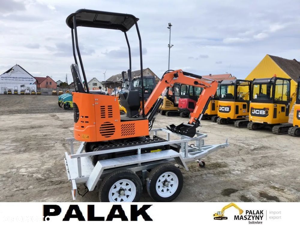 Inny Mini koparka JPC KV 12  OTWARTA , 2025 rok NOWA + PRZYCZEPKA - 5