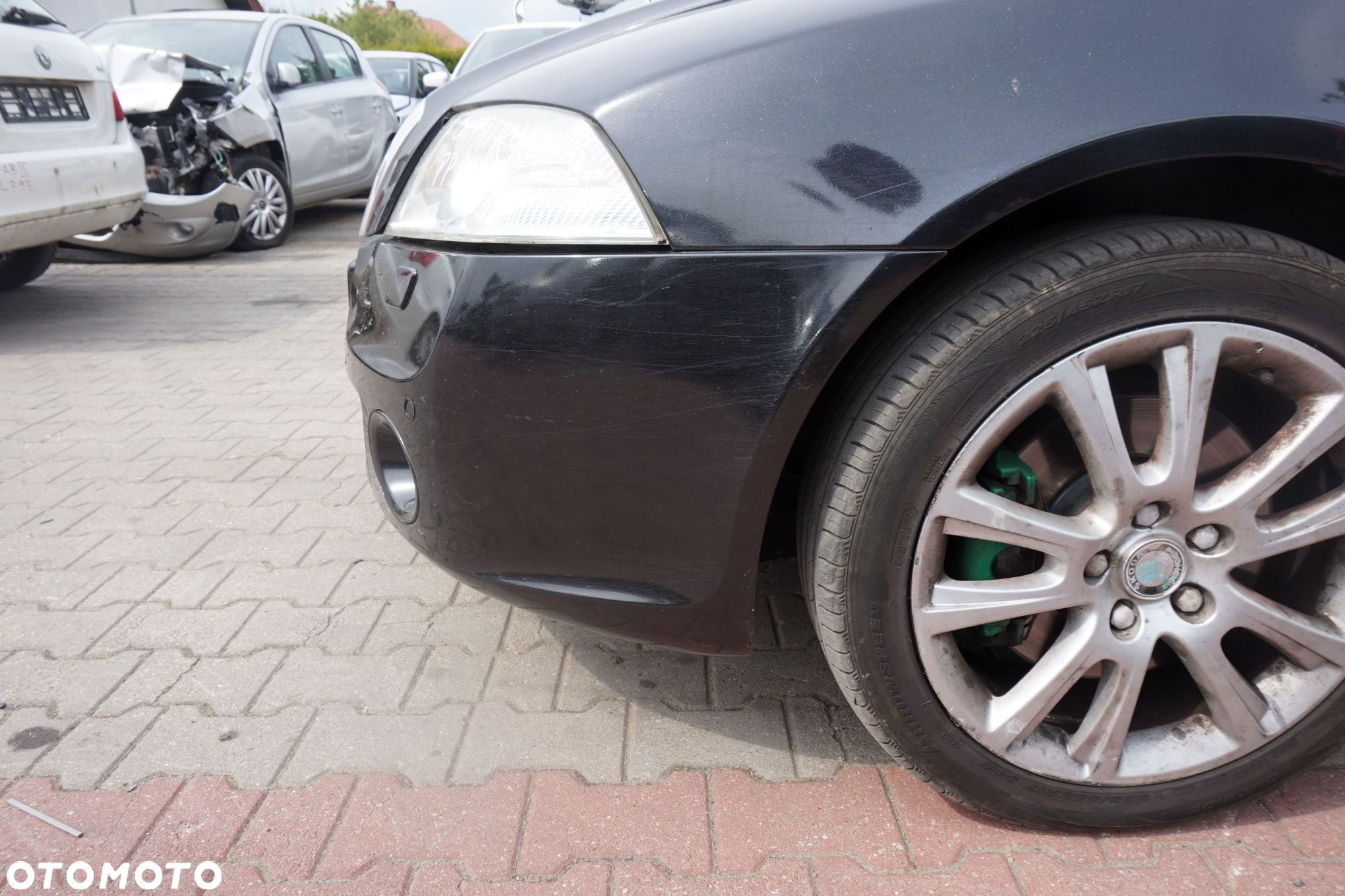 MASKA ZDERZAK BŁOTNIKI LAMPY OCTAVIA II RS 1Z3 9910  SKODA 2004-2008 CZARNY PRZÓD KOMPLETNY - 9