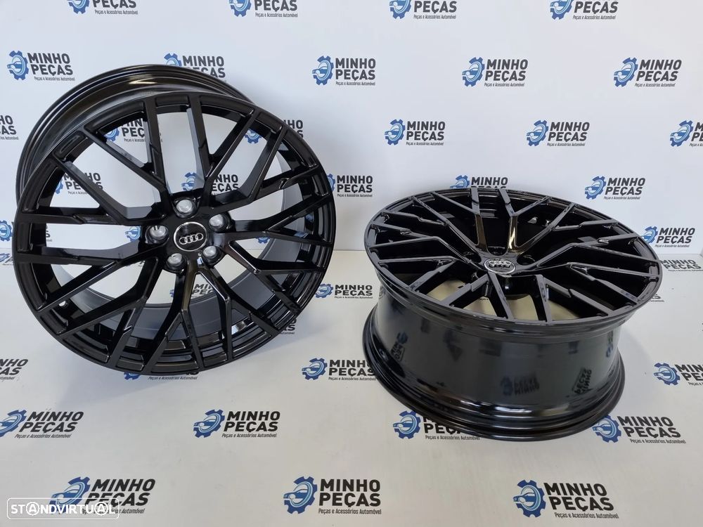 Jantes Audi R8 em 20 Preto Brilho - 5