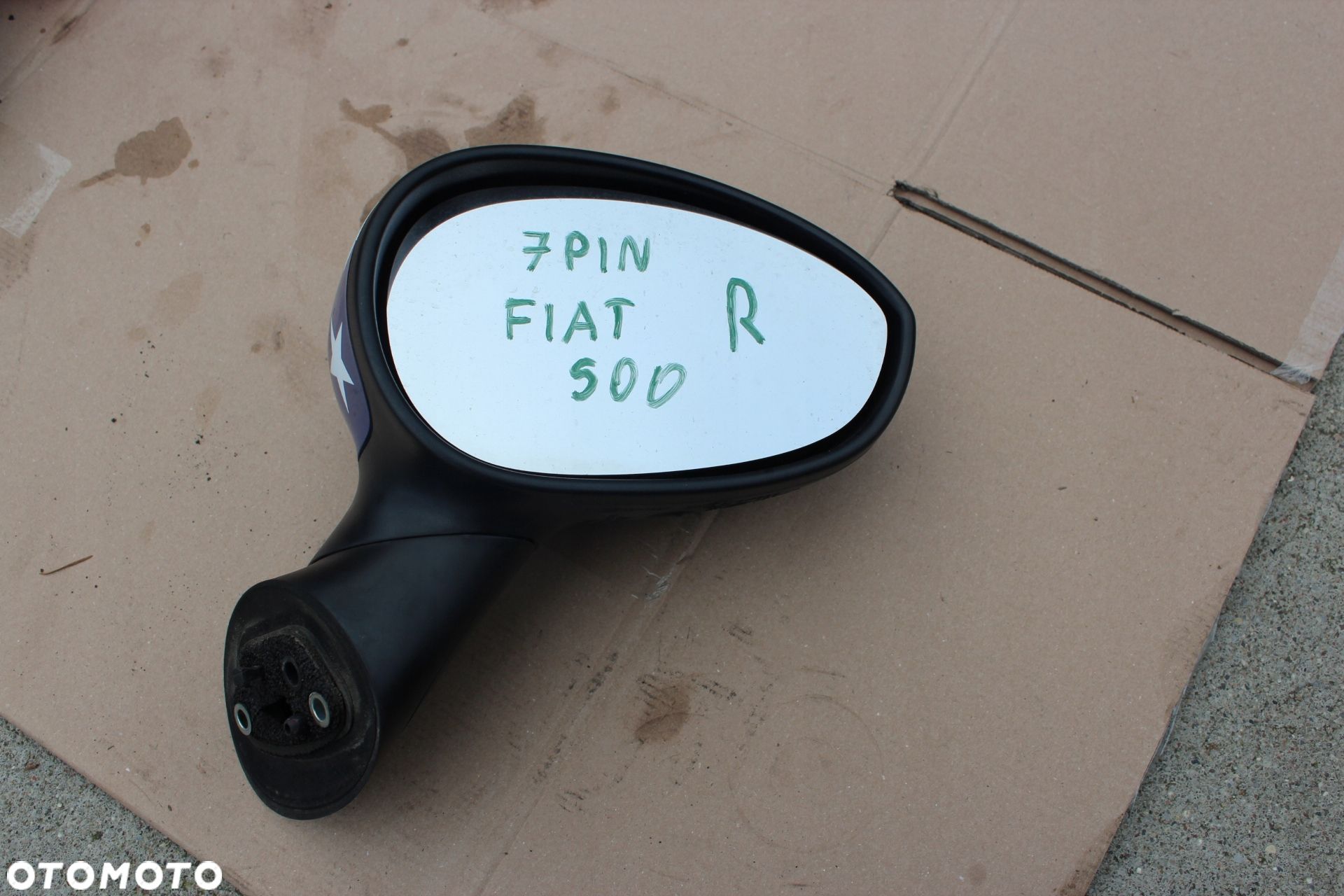 Lusterko Prawe Fiat 500 Lift 7Pin Europa - 1