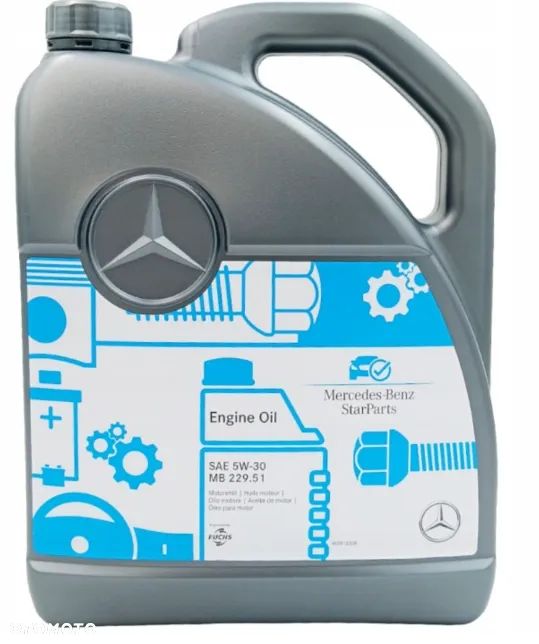 OLEJ SILNIKOWY MERCEDES MB 229.51 5W-30 5L - 1