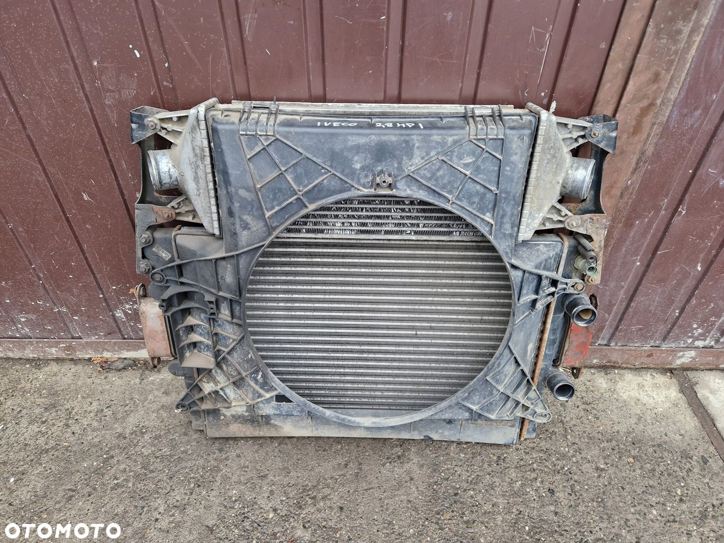 IVECO DAILY 2.8HPI 00-06 KOMPLET CHŁODNICA WODY  INTERCOOLER - 4
