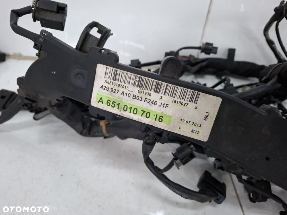 INSTALACJA ELEKTRYCZNA SILNIKA WIĄZKA MERCEDES W246 A9068202461 - 3