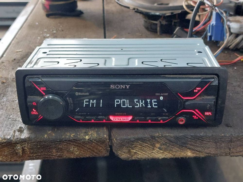 RADIO ODTWARZACZ SAMOCHODOWY 1 DIN SONY DSX-A410BT USB AUX BT - 1