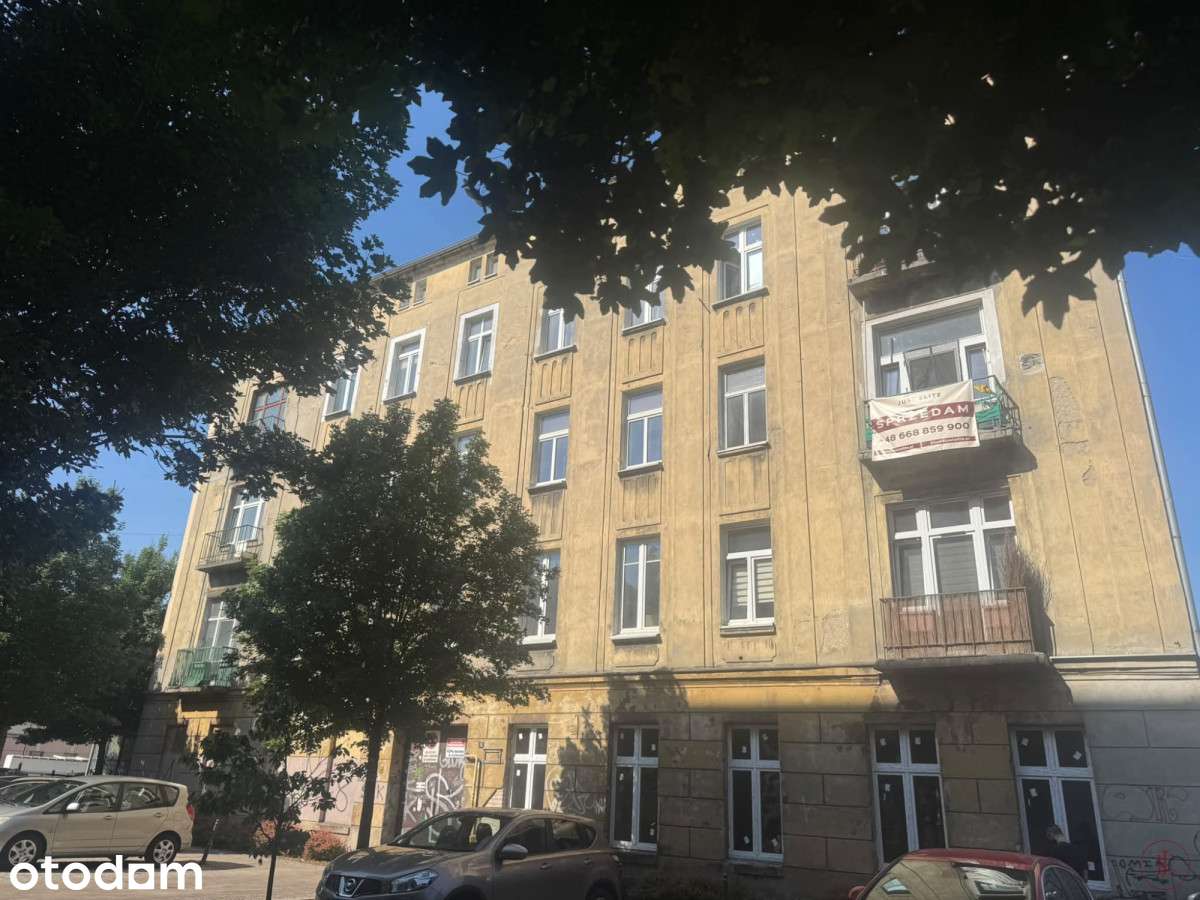 Wysokie 314 cm | Kamienica - 28 m² | Centrum łodzi