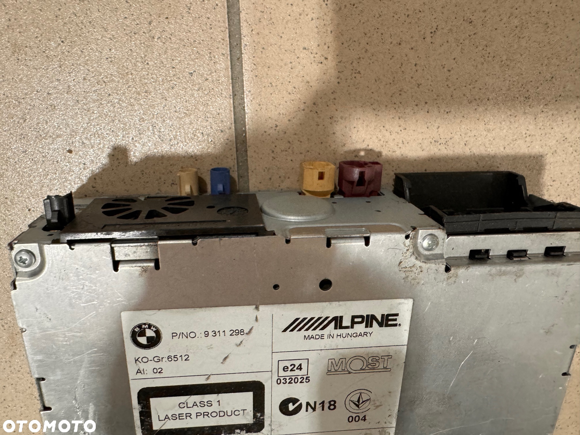 BMW nawigacja RADIO 9323785 9331600 9298939 9311298 - 4