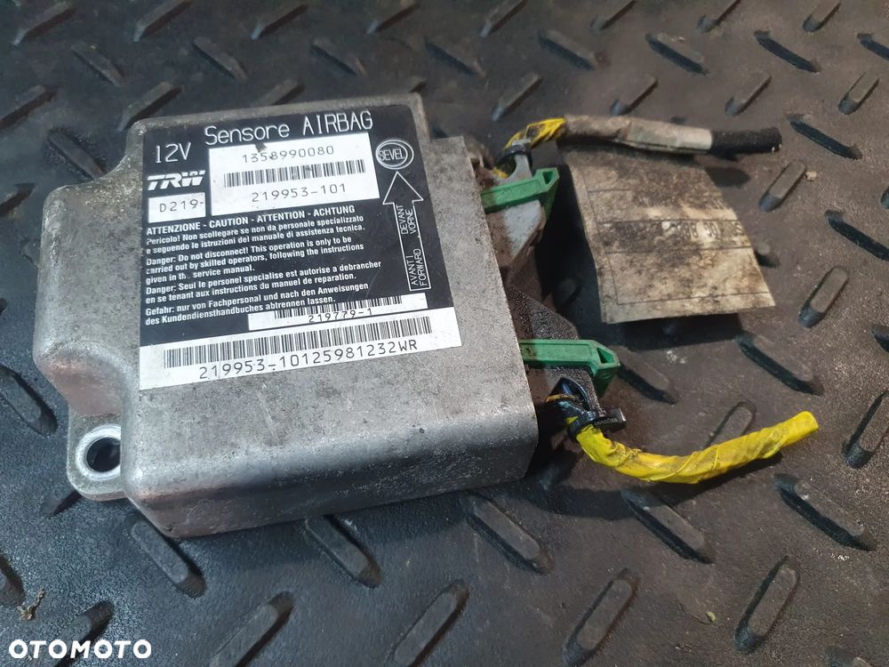 DUCATO BOXER JUMPER 06- MODUŁ PODUSZEK AIRBAG 1358990080 POSIADAM 2 SZT - 5