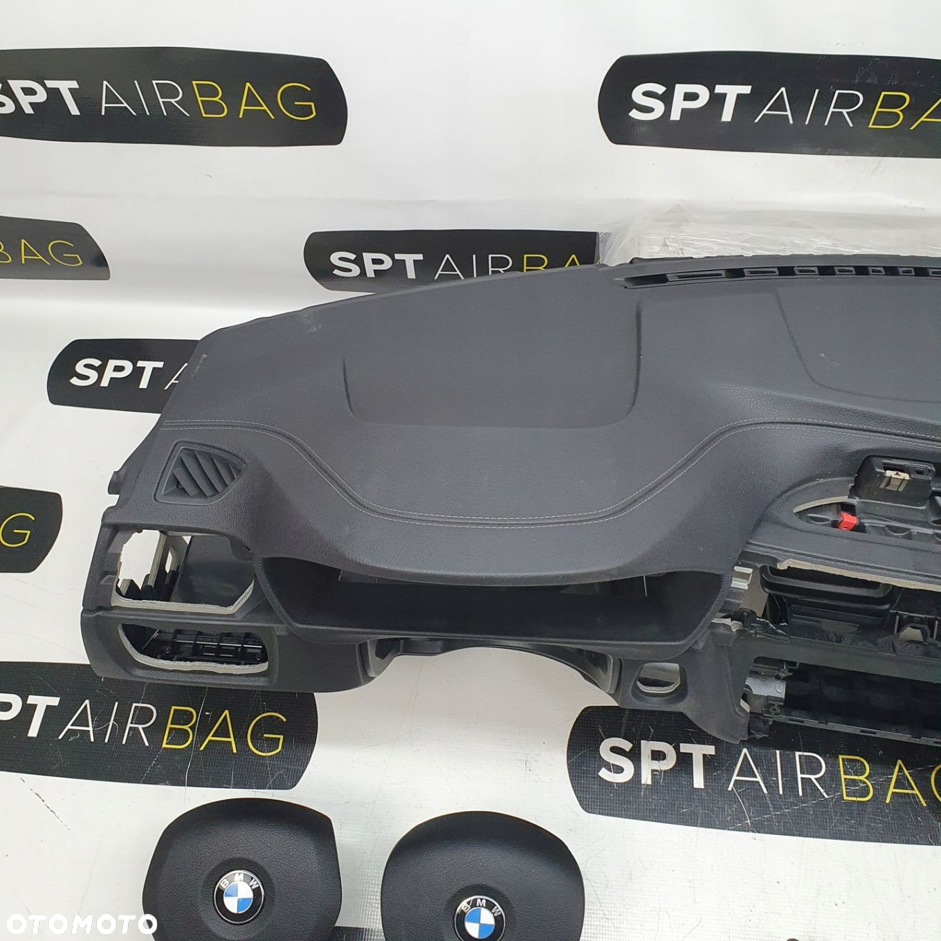 BMW F32 F33 F34 LIFT DESKA ROZDZIELCZA KONSOLA KOKPIT PULPIT PODUSZKI AIRBAG AIR BAG NAPINACZE KIT SET - 2