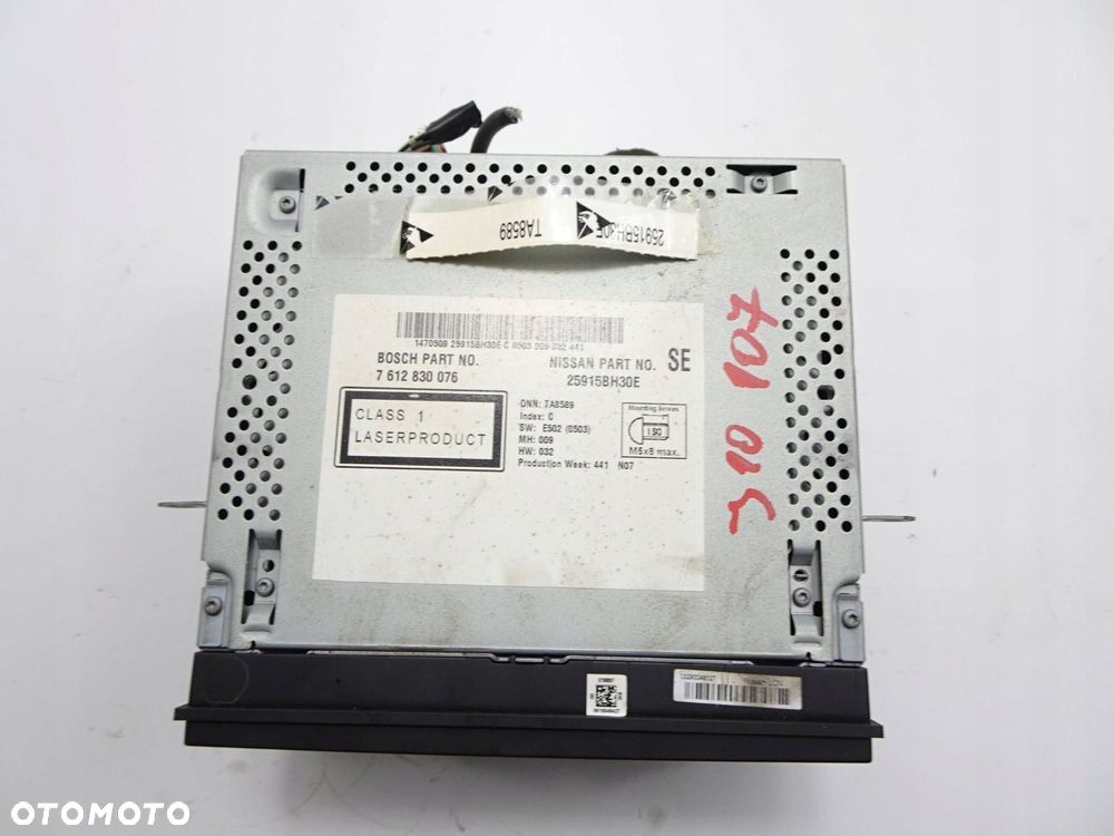 radio cd nissan qashqai j10 lift 10-13 r. 25915bh30e - 5