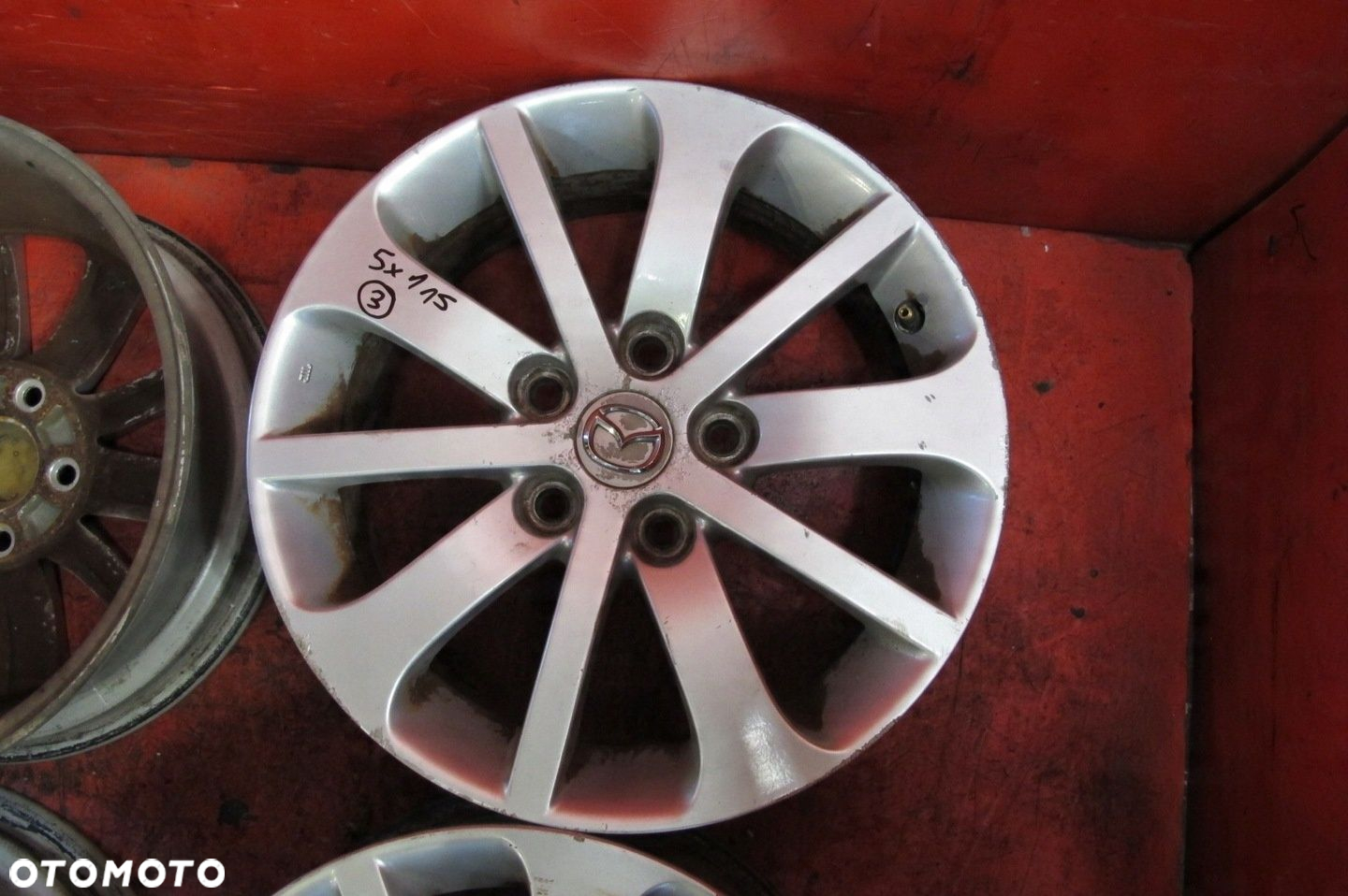 MAZDA 5 CR19 FELGI ALUMINIOWE 16 6.5J ET52 5x114.3 9965526560 KOMPLET - 5