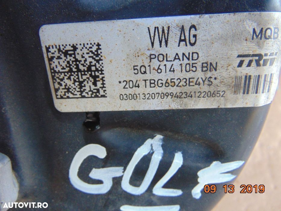 Pompa frana VW Golf 7 Audi A3 8V Seat Leon 5F Skoda Octavia 3 servofra - 2