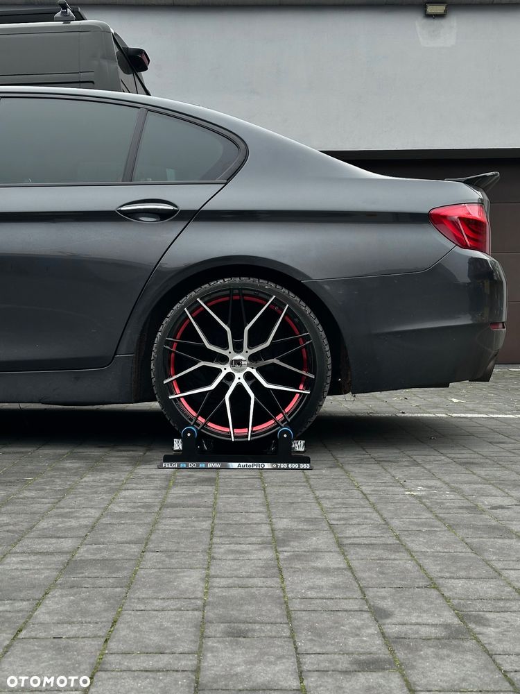 NOWE felgi 19 BMW CZARNY POŁYSK polerowany front czerwone wstawki  Candy RED 5x120 8.5j ET35 F10 Z3 Z4 E46 X1 X3 E83 F25 X5 E90 F30 F32 F34 GT F01 F12 F20 E87 F22 E60 xDrive  alufelgi - 10