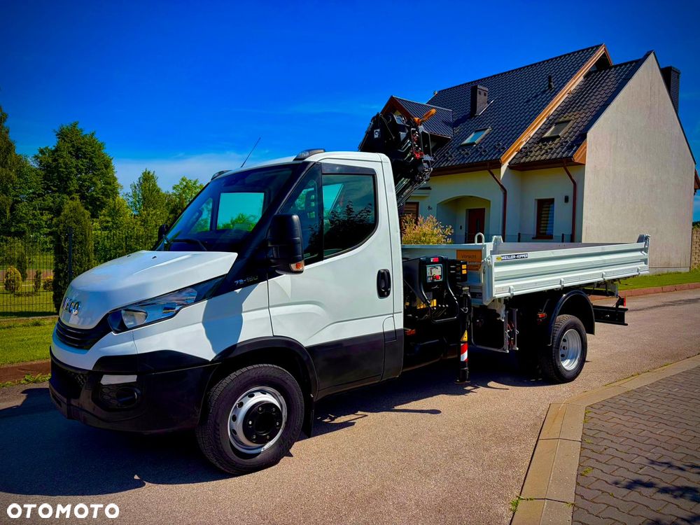 Iveco Daily 72-180 HDS Hiab 055, Kipper Meiller - 4