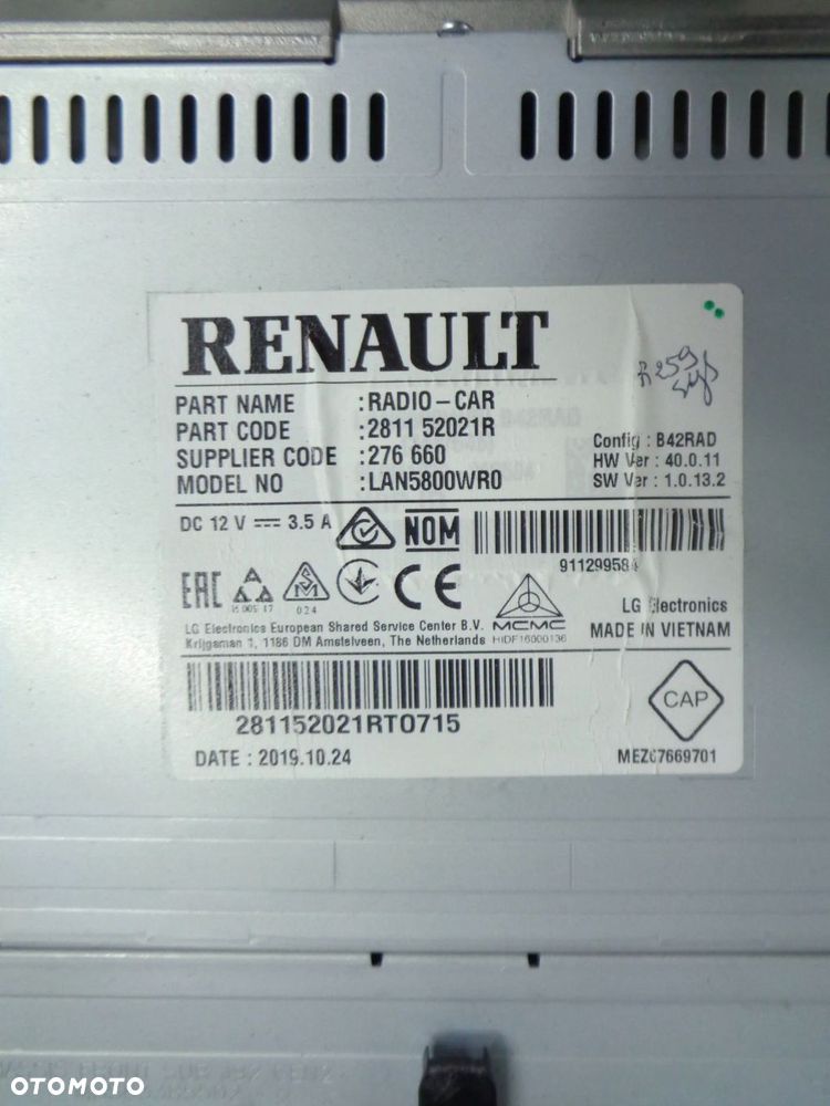 dacia sandero ii stepway nawigacja wyświetlacz 19r - 4