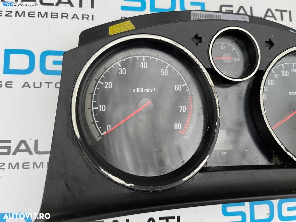 Ceas Ceasuri Cluster Instrumente Bord Opel Zafira B 1.6 2005 - 2014 Cod 13216684 [B2944] - 3