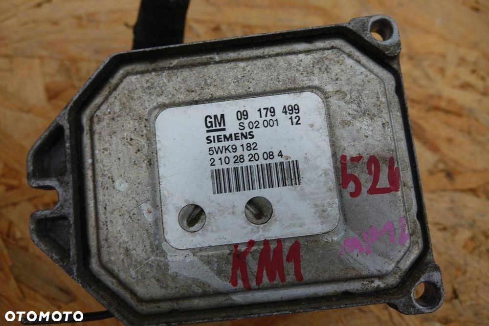 STEROWNIK SILNIKA ECU KOMPUTER OPEL VECTRA C 1.8 B  09179499 5WK9182 - 3