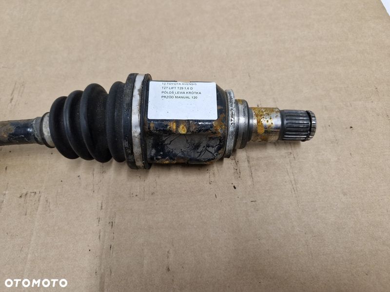 toyota avensis t27 lift t29 1.6 d półoś lewy przód lewa przednia krótka manual - 3