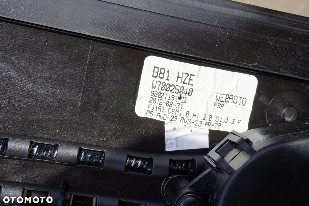 ROLETA DACHU DS5  98021191ZE CITROEN 2011-2015 - 13