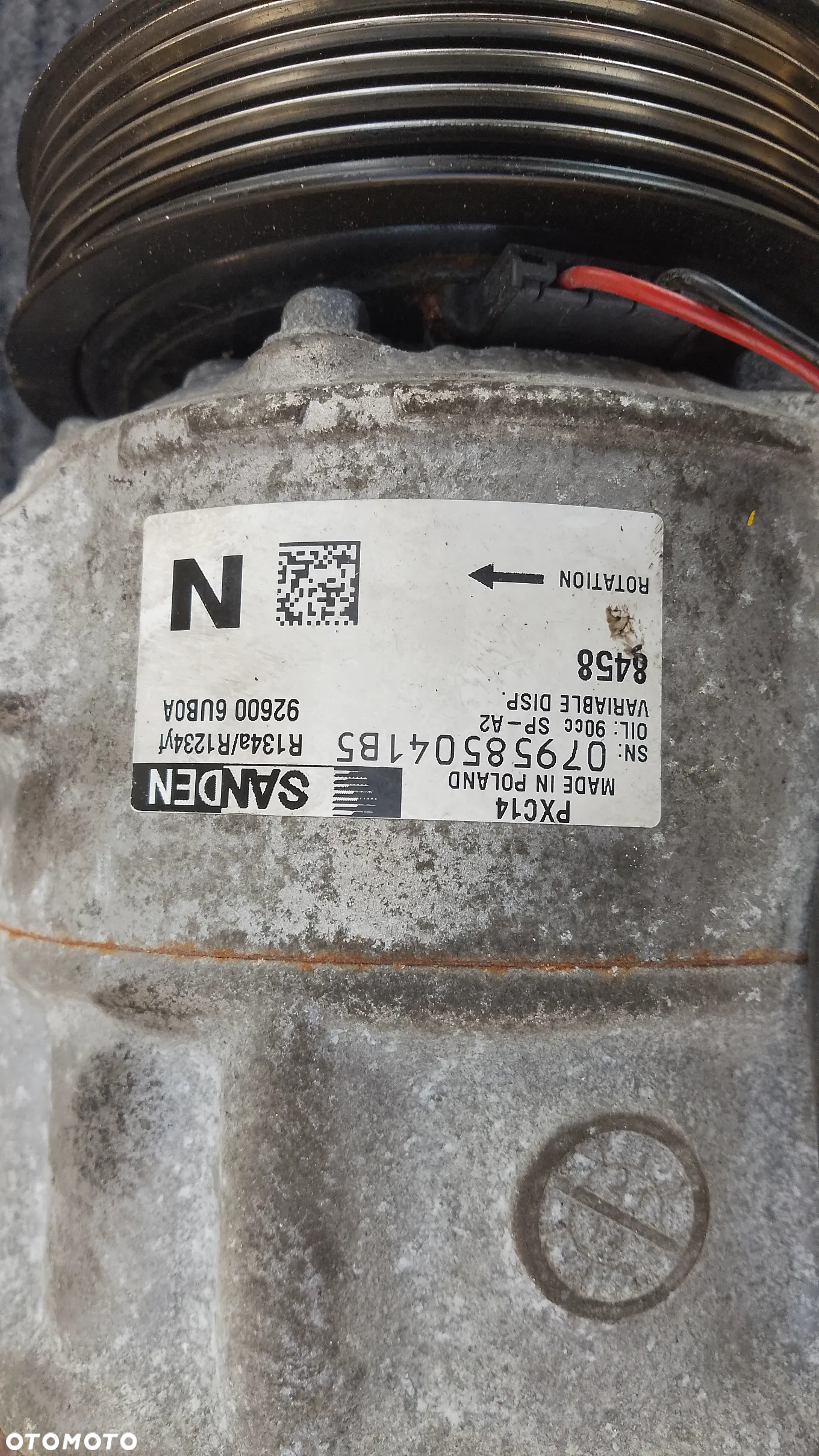 Sprężarka klimatyzacji 92600 60UBOA QASHQAI J12  Renault Kangoo IV 1.3 TCE 21- - 5