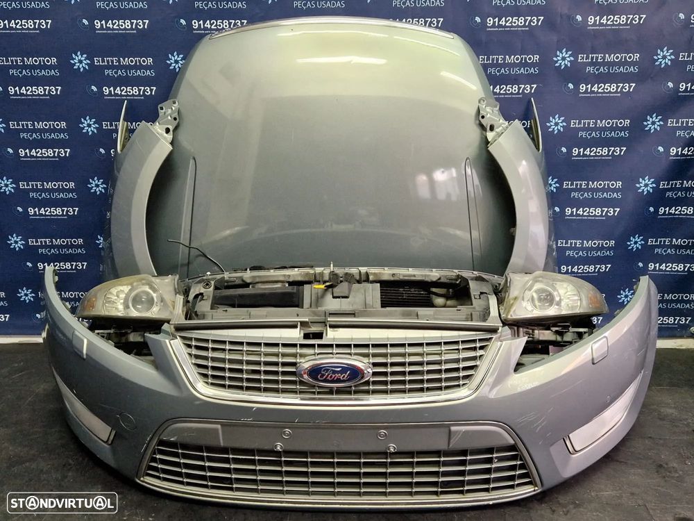 Frente completa usada FORD MONDEO IV 4 XENON 2.2 TDCI capot parachoques oticas guarda lamas - 3