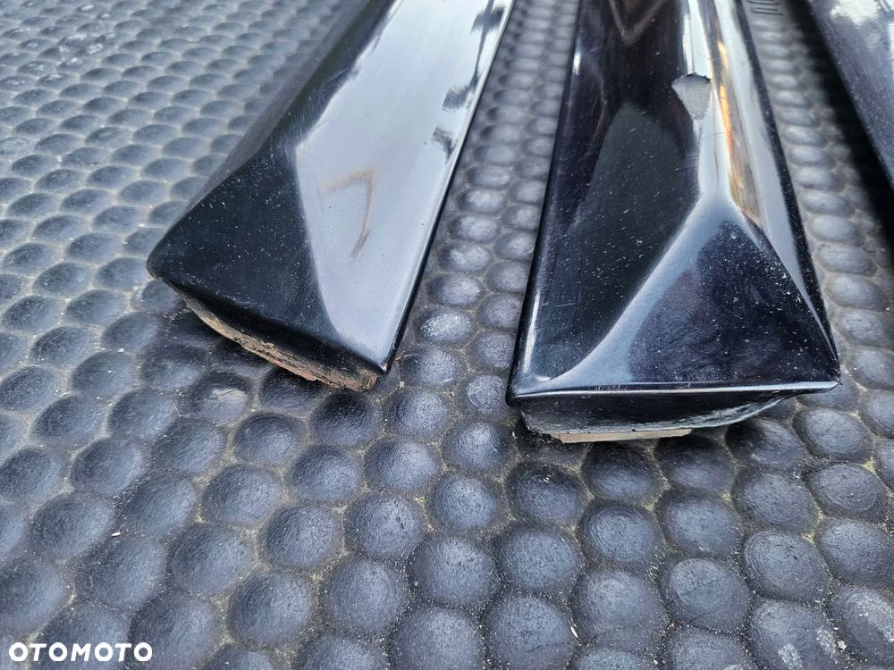Listwa Listwy Drzwi S-Line Dolne Czarne Komplet Audi A4 B6 B7 Oryginalne - 19