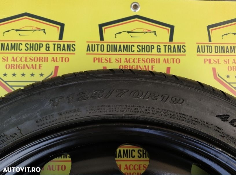 Roata rezerva compatibila BMW 125/70/19 5X112 G30 G31 X2 X3 X4 G01 G02 - 4