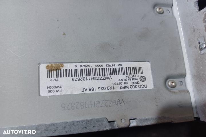 Radio cd 1K0035186AF Volkswagen VW Golf 5 [2003 - 2009] Plus minivan - 4