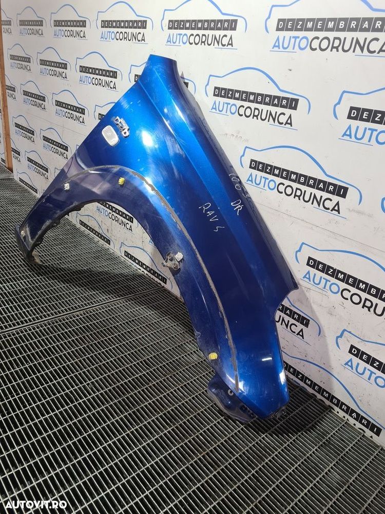 Aripa Dreapta Fata Toyota RAV 4 II 2000 - 2006 4 Usi ALBASTRU (1063) Ruginita - 3