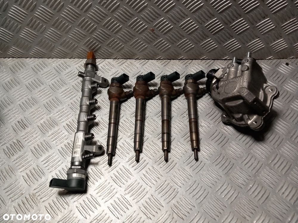 VW SKODA AUDI UKŁAD WTRYSKOWY 2.0 TDI KOMPLETNY 03L130089Q 03L130277J 03L130755AC - 1